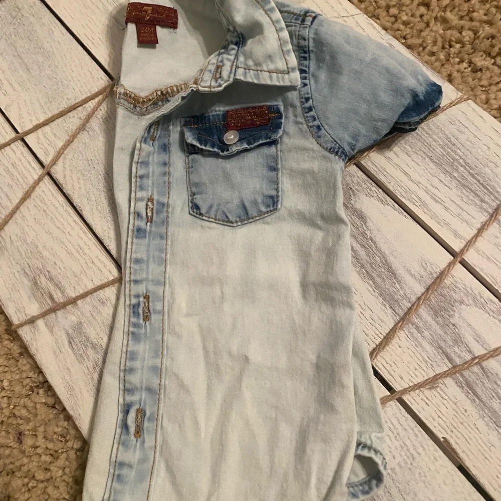 Seven of Mankind Toddler size 2T button up.